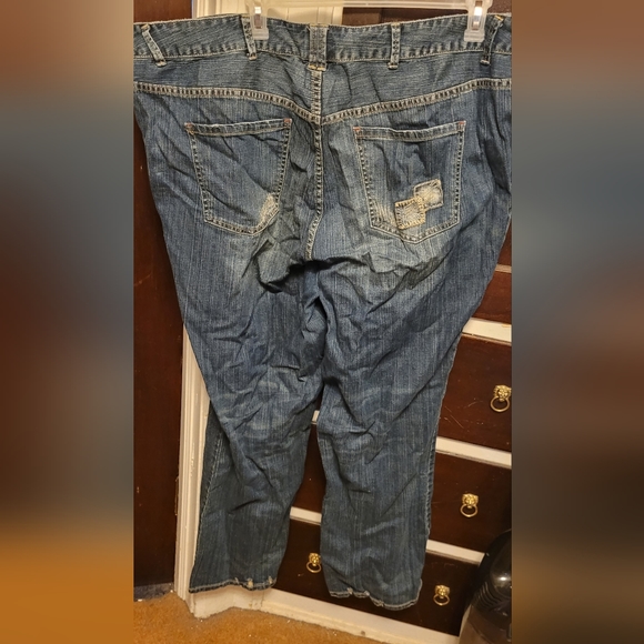 Bootcut patchwork jeans - Picture 2 of 2